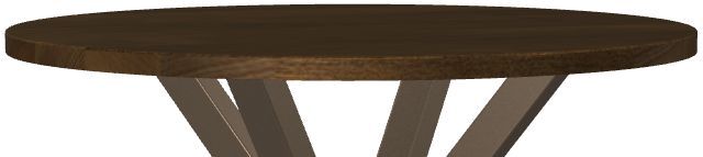 Amisco Customizable Asterisk Round Bar Table with Metal Stand-1