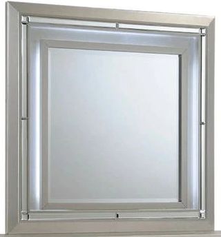 Elements International Platinum Champagne Youth Dresser Mirror