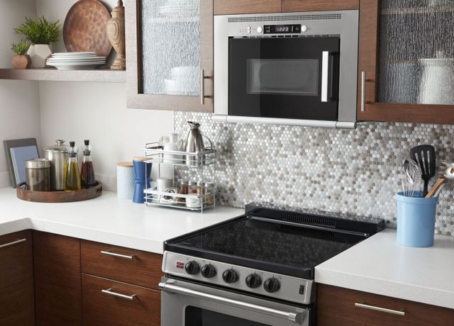Amana® 0.8 Cu. Ft. Stainless Steel Microwave Hood Combination-4