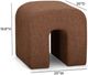 TOV Furniture Desi Red Ottoman-2