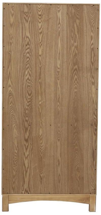Nest Home Collections Sloan Natural White/Rope Doors Tall Cabinet -3