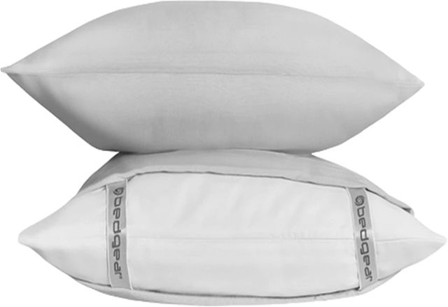 BEDGEAR® Hyper-Linen™ 2-Piece Light Gray King Pillow Case Set-2
