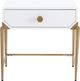 TOV Furniture Bajo White Lacquer Desk-1