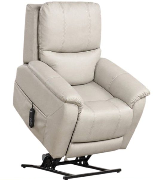 Furniture of America® Ethelreda Light Gray Lift Chair-1