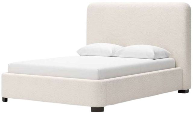 Signature Design by Ashley® Whittgate Beige Queen Upholstered Panel Bed-2