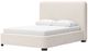 Signature Design by Ashley® Whittgate Beige Queen Upholstered Panel Bed-2