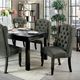 Furniture of America® Sania 7-Piece Antique Black/Beige Dining Table Set-0