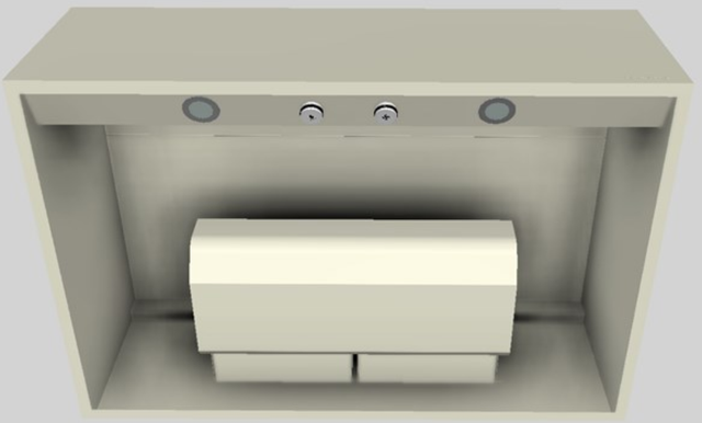 Vent-A-Hood® 36" Biscuit Wall Mounted Range Hood-3