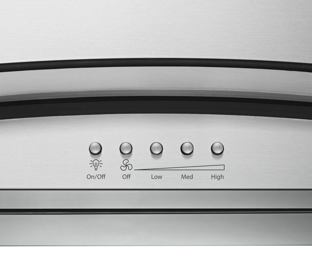 Whirlpool® 36" Glass Island Hood-Stainless Steel-4