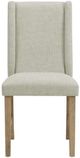 Elements International Eleanor White Dining Chair-3