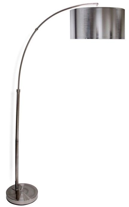 Stylecraft Brushed Steel Floor Lamp-0