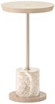 Michael Amini® Lotus Bay Sand Chairside Table-0