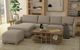 International Furniture Direct Samba Gray Ottoman-1