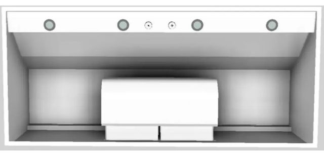 Vent-A-Hood® 54" White Wall Mounted Range Hood-3