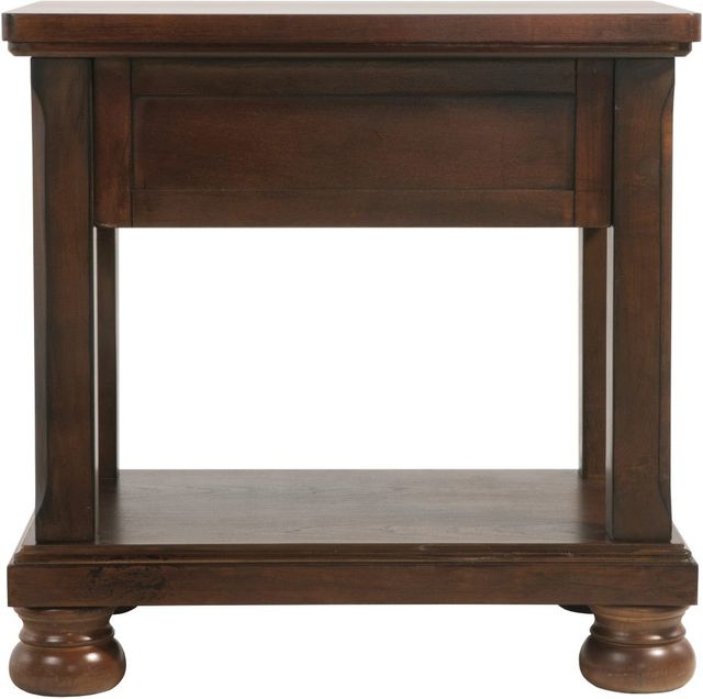 Signature Design by Ashley® Porter Rustic Brown Chair Side End Table-2