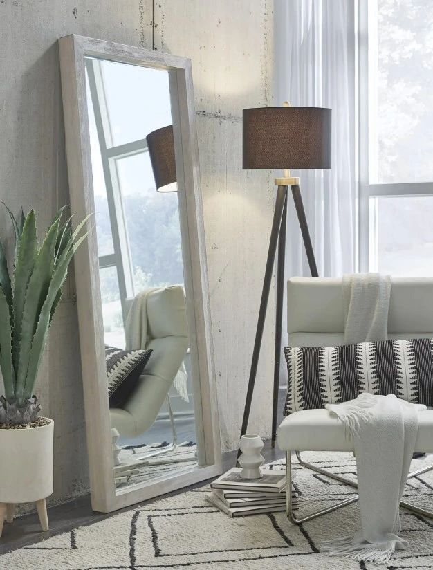 Modus Furniture Oxford Mineral Floor Mirror-1