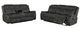 Coaster® Lawrence 2-Piece Charcoal Manual Reclining Living Room Set-0