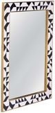 Bassett Mirror Macari Black/White Wall Mirror-1