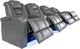 RowOne Revolution Home Entertainment Seating Dark Gray 4-Chair Straight Row-4
