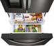 LG 33 in. 24.5 Cu. Ft. PrintProof™ Black Stainless Steel French Door Refrigerator-3