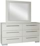 New Classic® Home Furnishings Sapphire White Dresser and Mirror-0