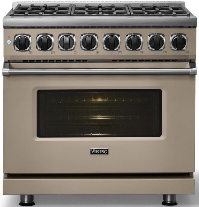 Viking® 7 Series 36" Nantucket Pro Style Dual Fuel Range-2
