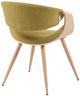 Armen Living Butterfly Green/Oak Dining Chair-3