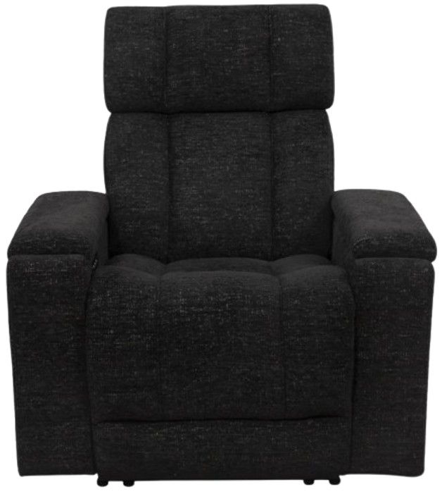 Parker House® Phoenix Cabot Ebony Power Recliner with Power Headrest and Lumbar-2