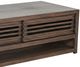 Sunny Designs™ Brown Coffee Table with Sliding Doors and Casters-3