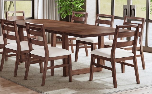 A-America® Voss Sable/Warm Brown Upholstered Dining Side Chair-1