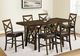Monarch Specialties Inc. Dark Walnut 72" Rectangular Counter Height Dining Table-1