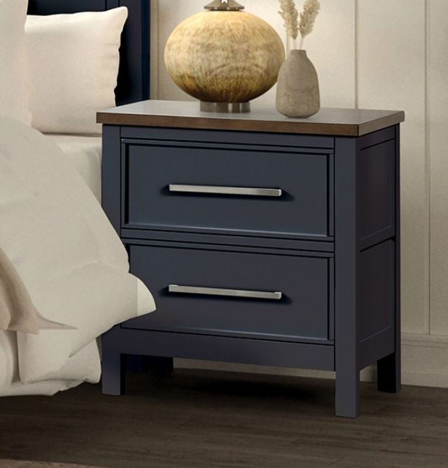 Furniture of America® Pinetop 4-Piece Blue Twin Bedroom Set -2