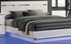 Furniture of America® Erlach Chrome/White California King Panel Bed-0