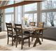 Mazin Furniture Sansa Warm Oak Brown Dining Table-2