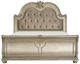 Homelegance® Cavalier Silver California King Panel Bed-2