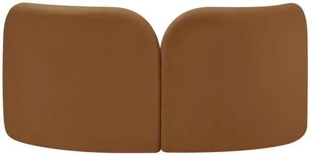 Meridian Furniture Daphne Saddle 64" Velvet Loveseat-3