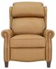 BarcaLounger® Meade Santa Fe Brandy Leather Manual Recliner-3