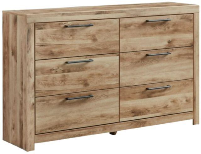 Signature Design by Ashley® Hyanna Tan Brown Dresser and Mirror Set-1