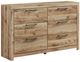 Signature Design by Ashley® Hyanna Tan Brown Dresser and Mirror Set-1
