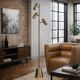 Northfield Living Lumina Brassed Gold Floor Lamp-3