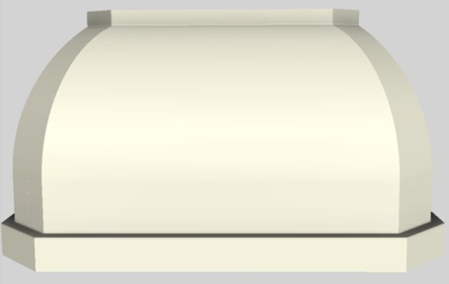 Vent-A-Hood® Designer Series 54" Biscuit Wall Mounted Range Hood-0