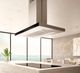 Elica Techne Series Maggiore 42" Stainless Steel with Black Glass Island Range Hood-1