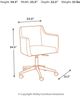 Signature Design by Ashley® Baraga Home Office Swivel Desk Chair-4