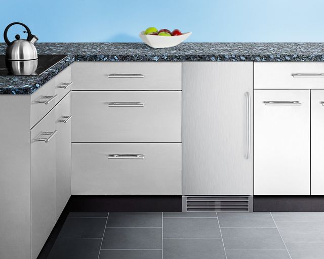 Summit® 14.5" Stainless Steel Outdoor ADA Compliant Ice Maker-7