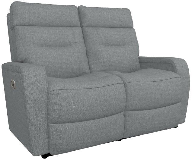 La-Z-Boy® Baron Graphite Power Wall Reclining Loveseat with Headrest and Lumbar-0