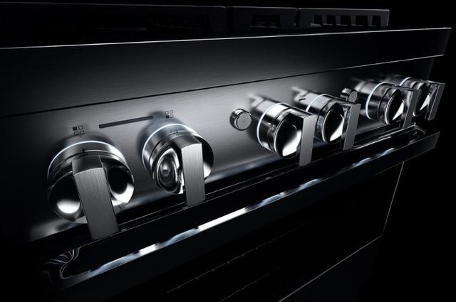 JennAir® NOIR™ 30" Stainless Steel Freestanding Dual Fuel Natural Gas Range-6