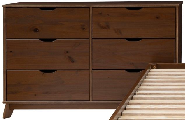Powell® Portix 3-Piece Walnut Youth Twin Simple Bedroom Set-1