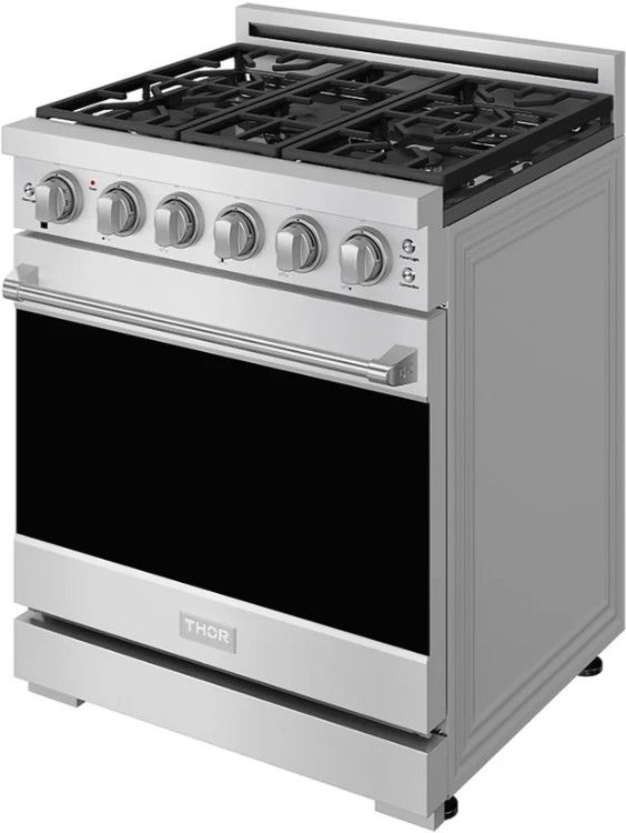 Thor Kitchen Gordon Ramsay Collection 30" Stainless Steel Pro Style Gas Range with Precision Knob Control-3