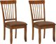 Ashley® Berringer Rustic Brown Dining Upholstered Side Chair-1