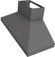 Vent-A-Hood® 66" Gunsmoke Euro-Style Wall Mount Range Hood-1